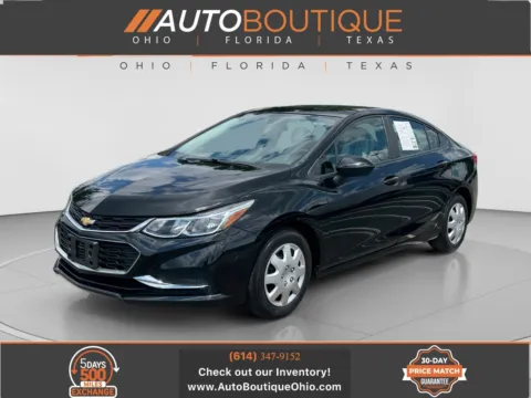 Black 2017 Chevrolet Cruze LS for sale in Columbus, OH