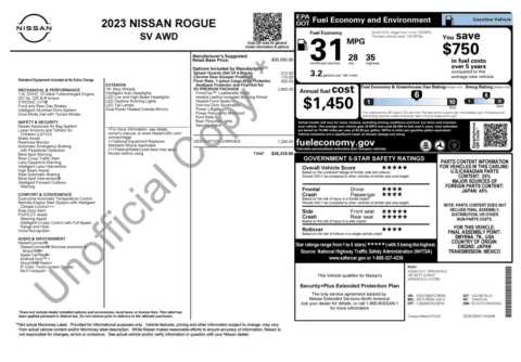 Photos of 2023 Nissan Rogue SV for sale in Columbus, OH at Auto Boutique Ohio