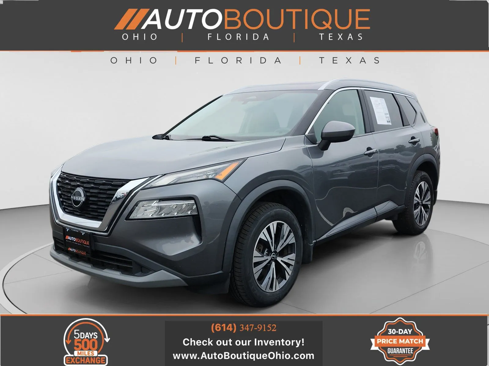 Gray 2023 Nissan Rogue SV for sale in Columbus, OH