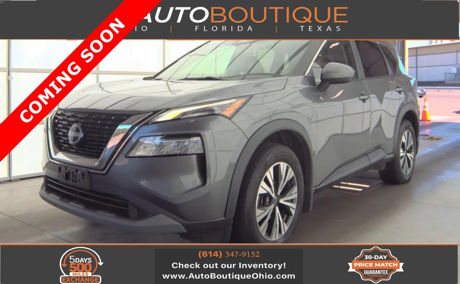 Gray 2023 Nissan Rogue SV for sale in Columbus, OH