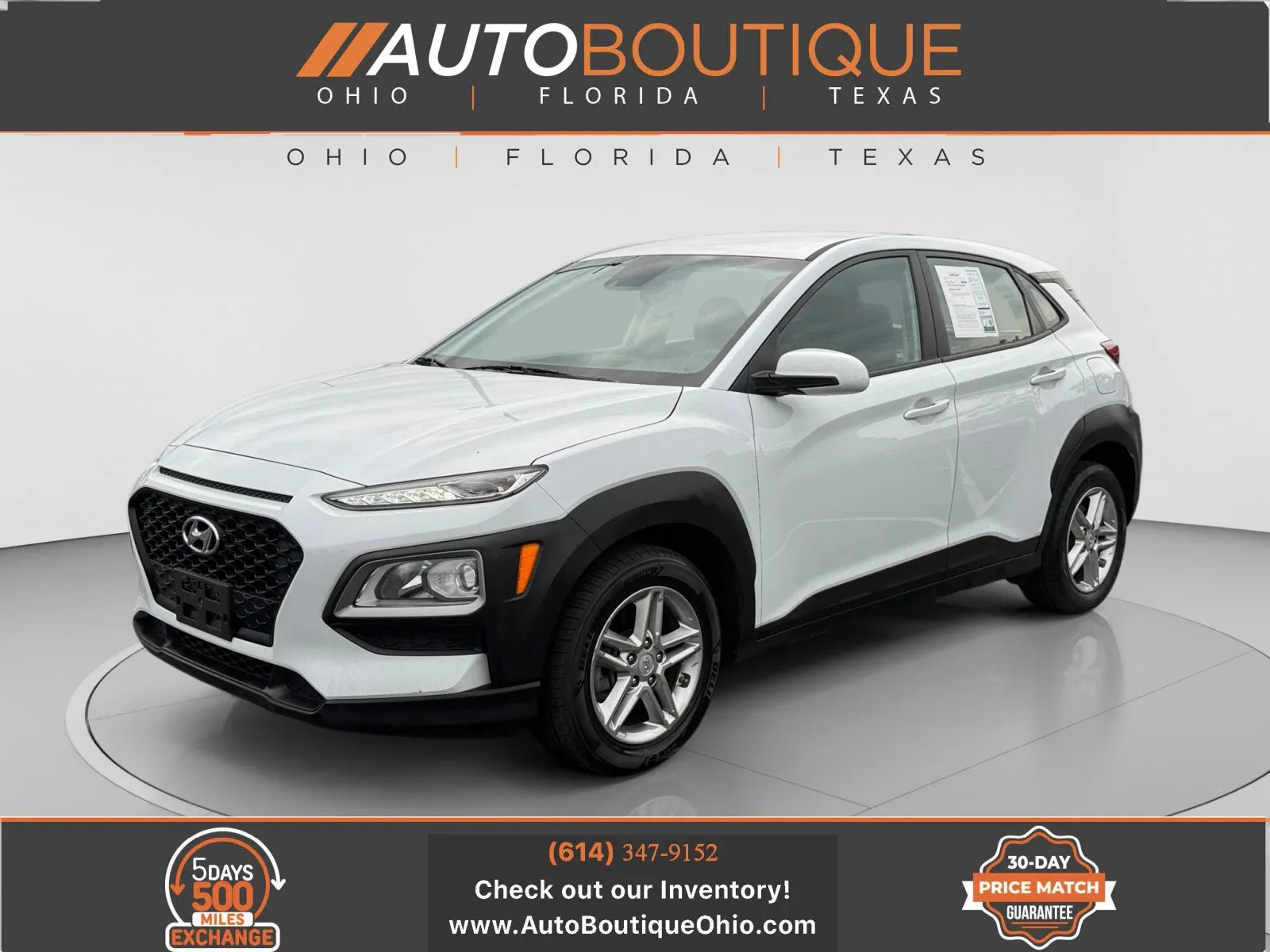 White 2021 Hyundai Kona SE for sale in Columbus, OH