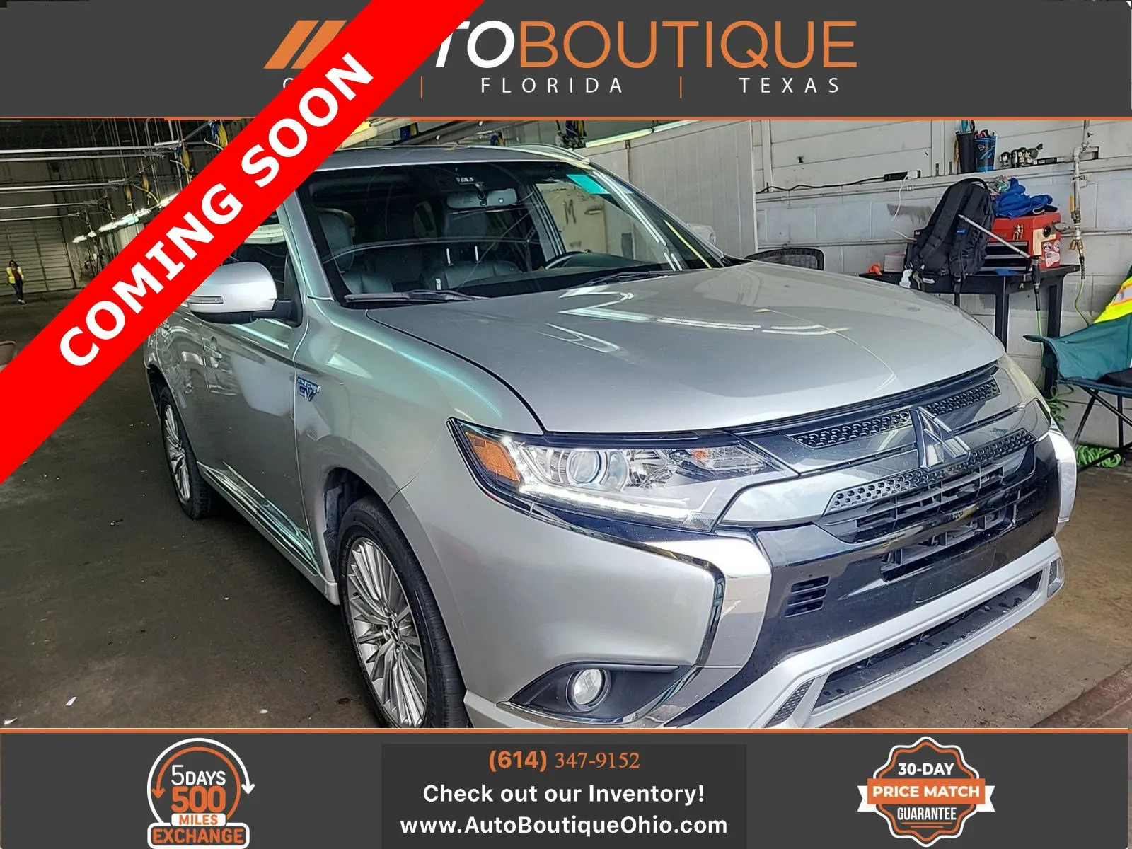 Silver 2022 Mitsubishi Outlander PHEV SEL for sale in Columbus, OH