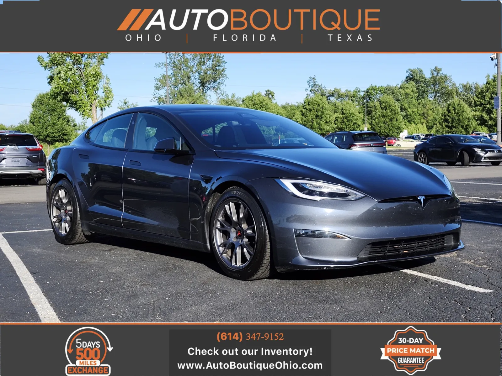 Blue 2022 Tesla Model S for sale in Columbus, OH