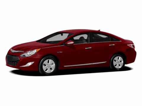 Red 2012 Hyundai Sonata Hybrid for sale in Columbus, OH