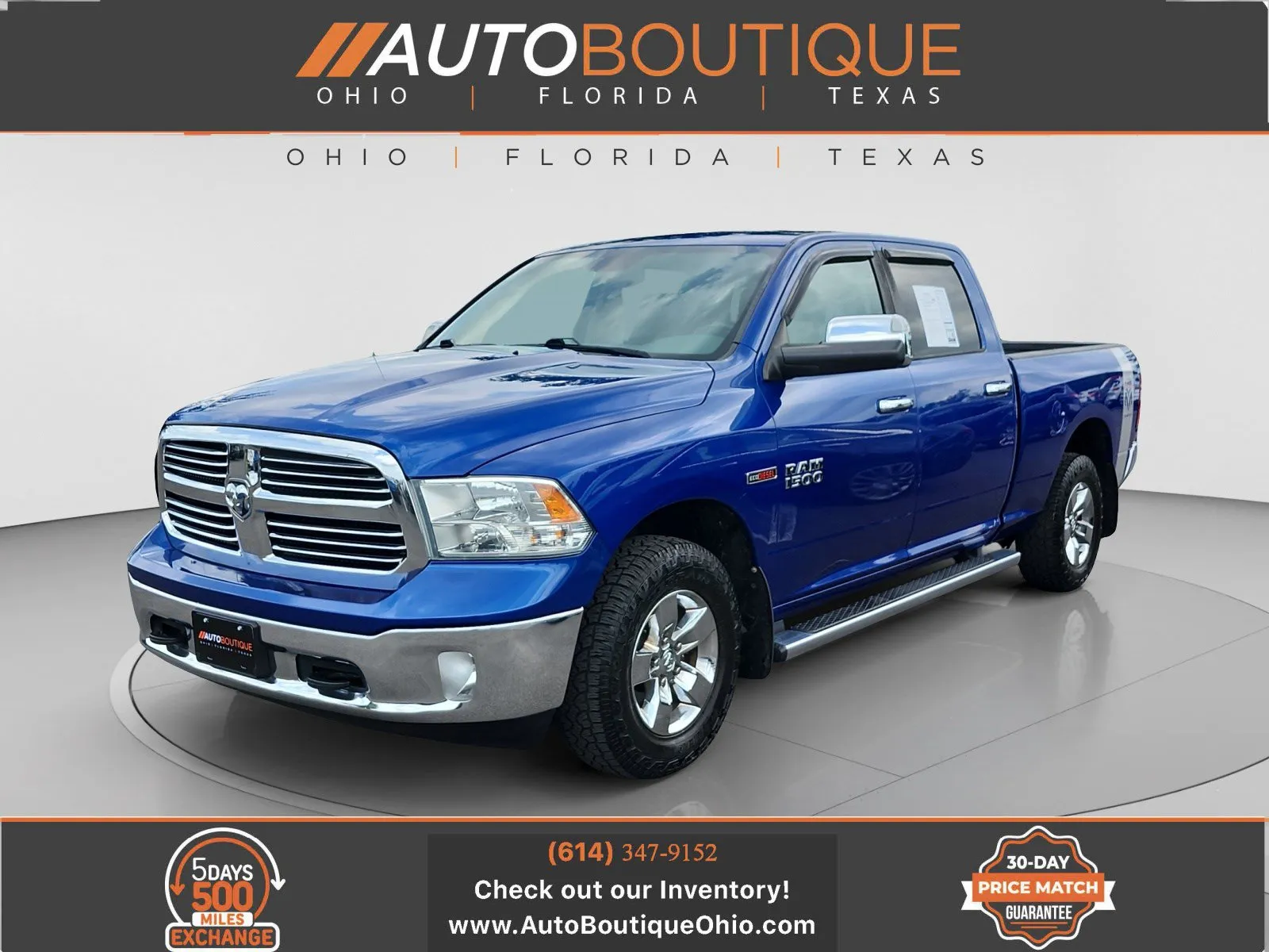 Blue 2016 Ram 1500 Big Horn for sale in Columbus, OH