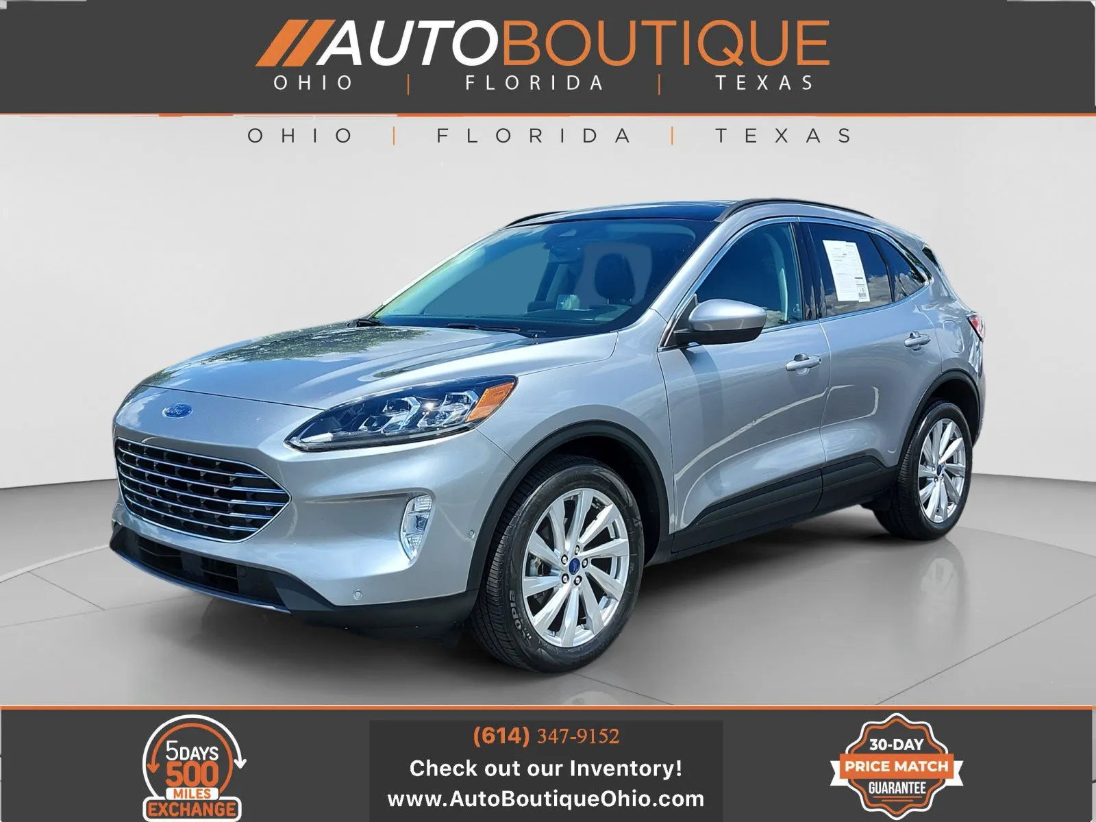 Black 2022 Ford Escape Titanium for sale in Columbus, OH
