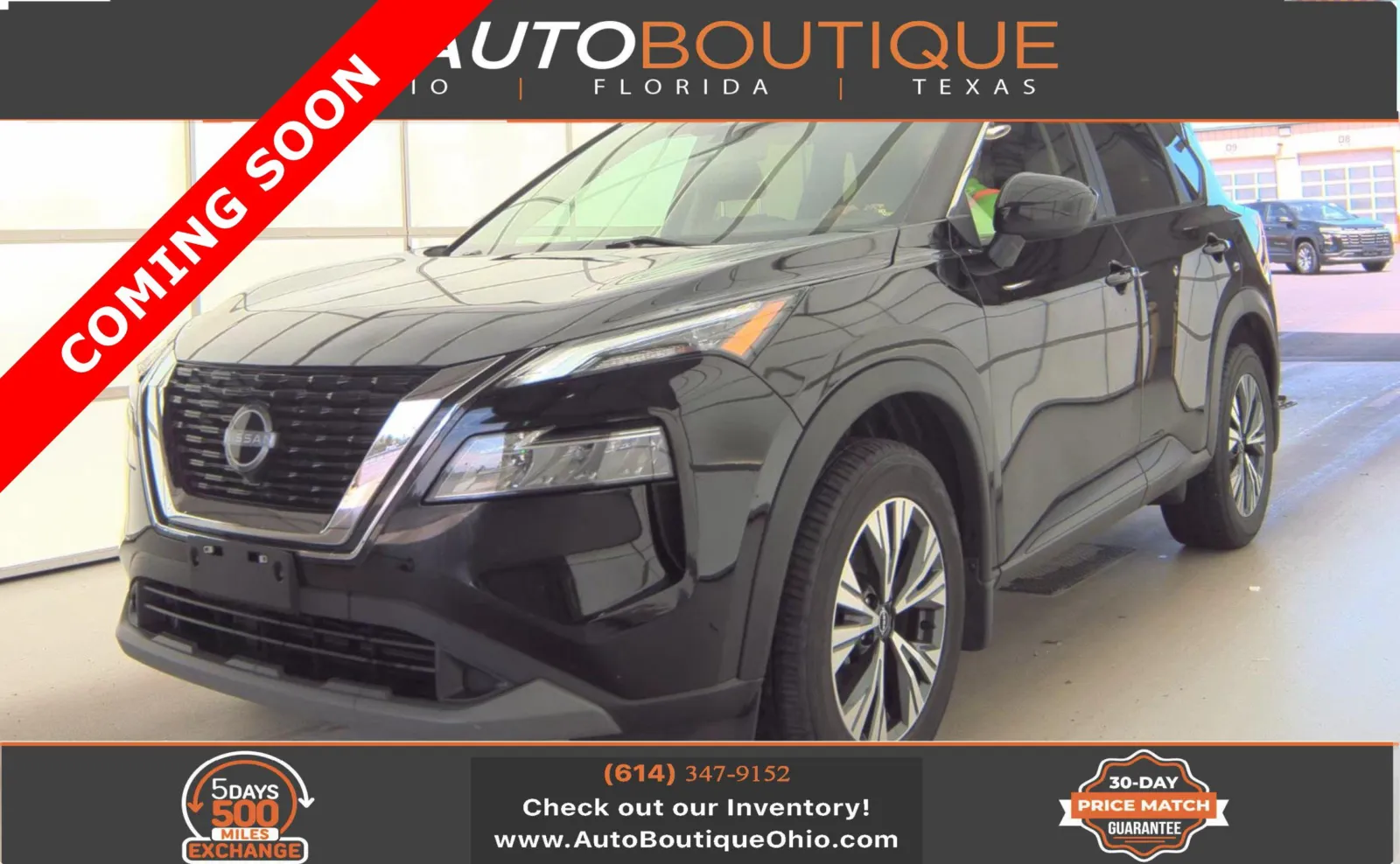 Black 2023 Nissan Rogue SV for sale in Columbus, OH