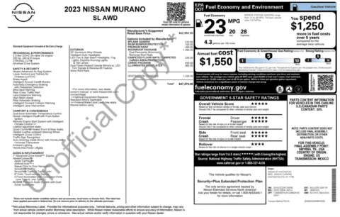 Photos of 2023 Nissan Murano SL for sale in Columbus, OH at Auto Boutique Ohio