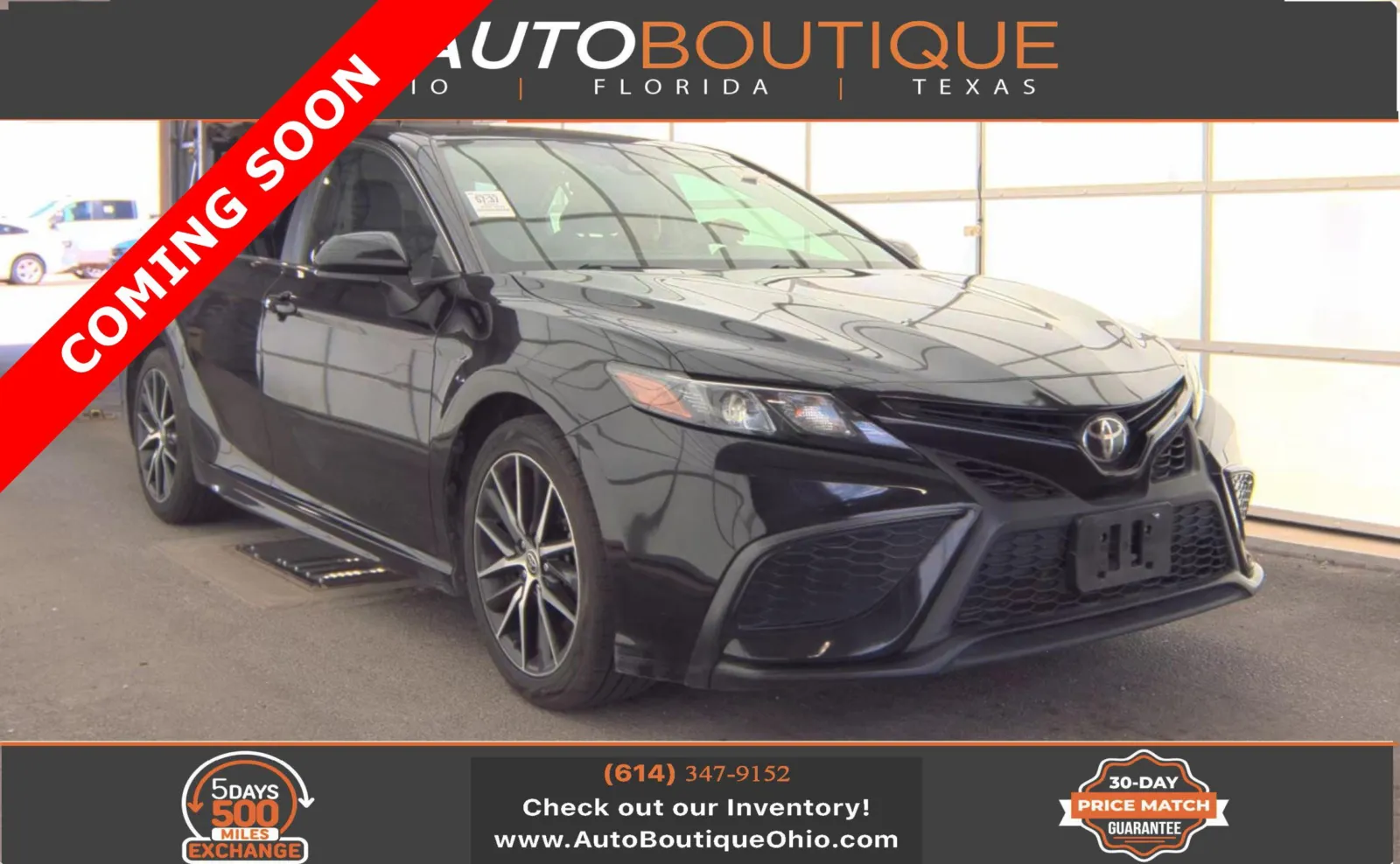 Black 2021 Toyota Camry SE for sale in Columbus, OH
