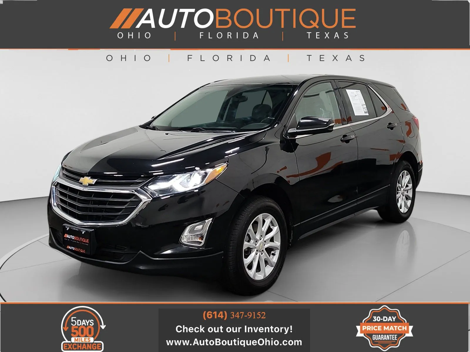 Black 2019 Chevrolet Equinox LT for sale in Columbus, OH