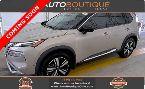 Black 2021 Nissan Rogue Platinum for sale in Columbus, OH