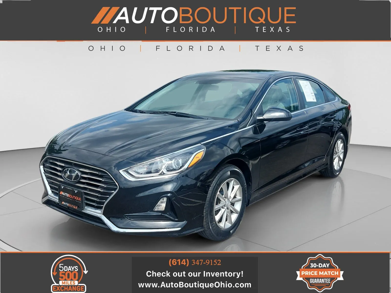Black 2019 Hyundai Sonata SE for sale in Columbus, OH