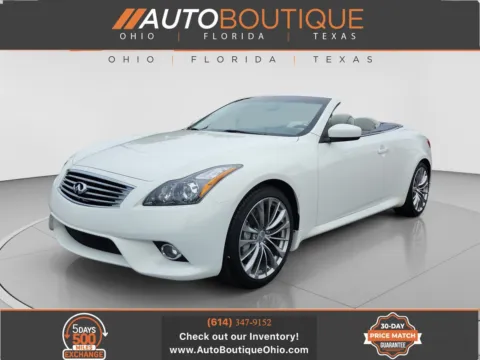 White 2013 INFINITI G37 Convertible for sale in Columbus, OH
