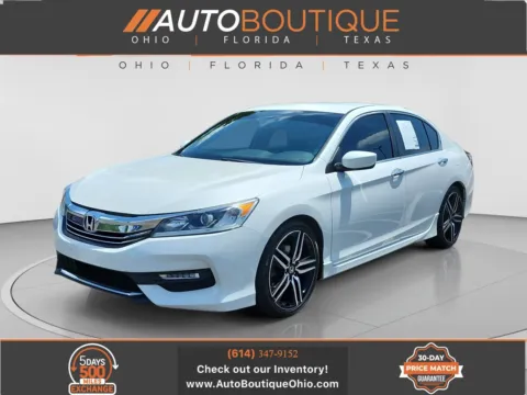 White 2017 Honda Accord Sedan Sport SE for sale in Columbus, OH