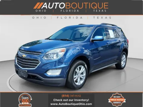 Blue 2017 Chevrolet Equinox LT for sale in Columbus, OH