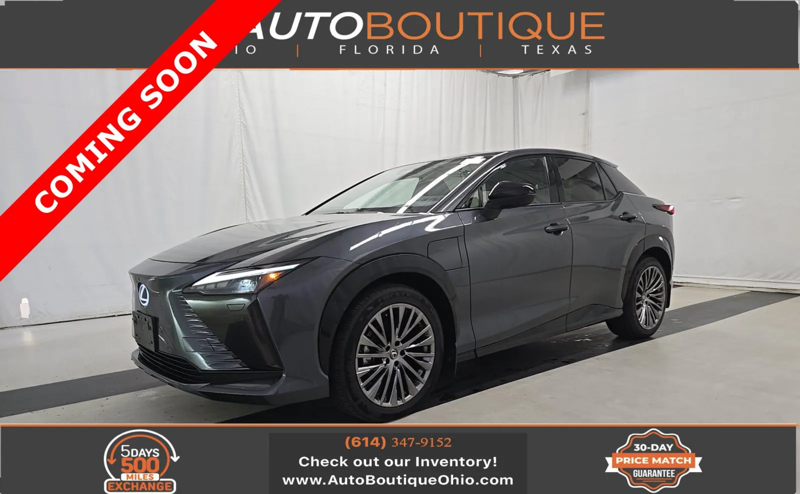 Gray 2023 Lexus RZ 450e Luxury for sale in Columbus, OH