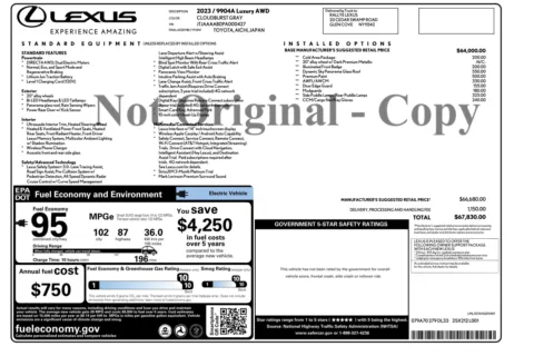 Photos of 2023 Lexus RZ 450e Luxury for sale in Columbus, OH at Auto Boutique Ohio