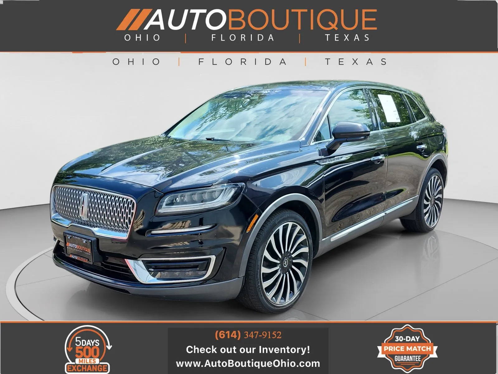 Black 2019 Lincoln Nautilus Black Label for sale in Columbus, OH