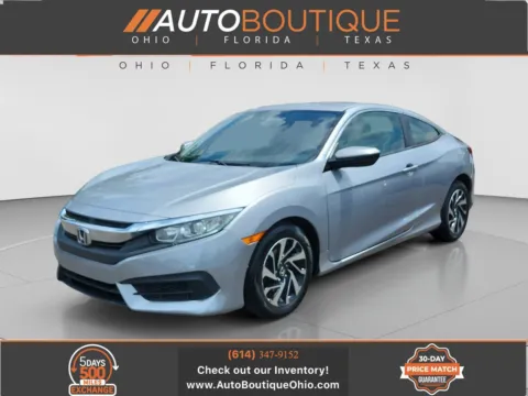 Silver 2017 Honda Civic Coupe LX-P for sale in Columbus, OH
