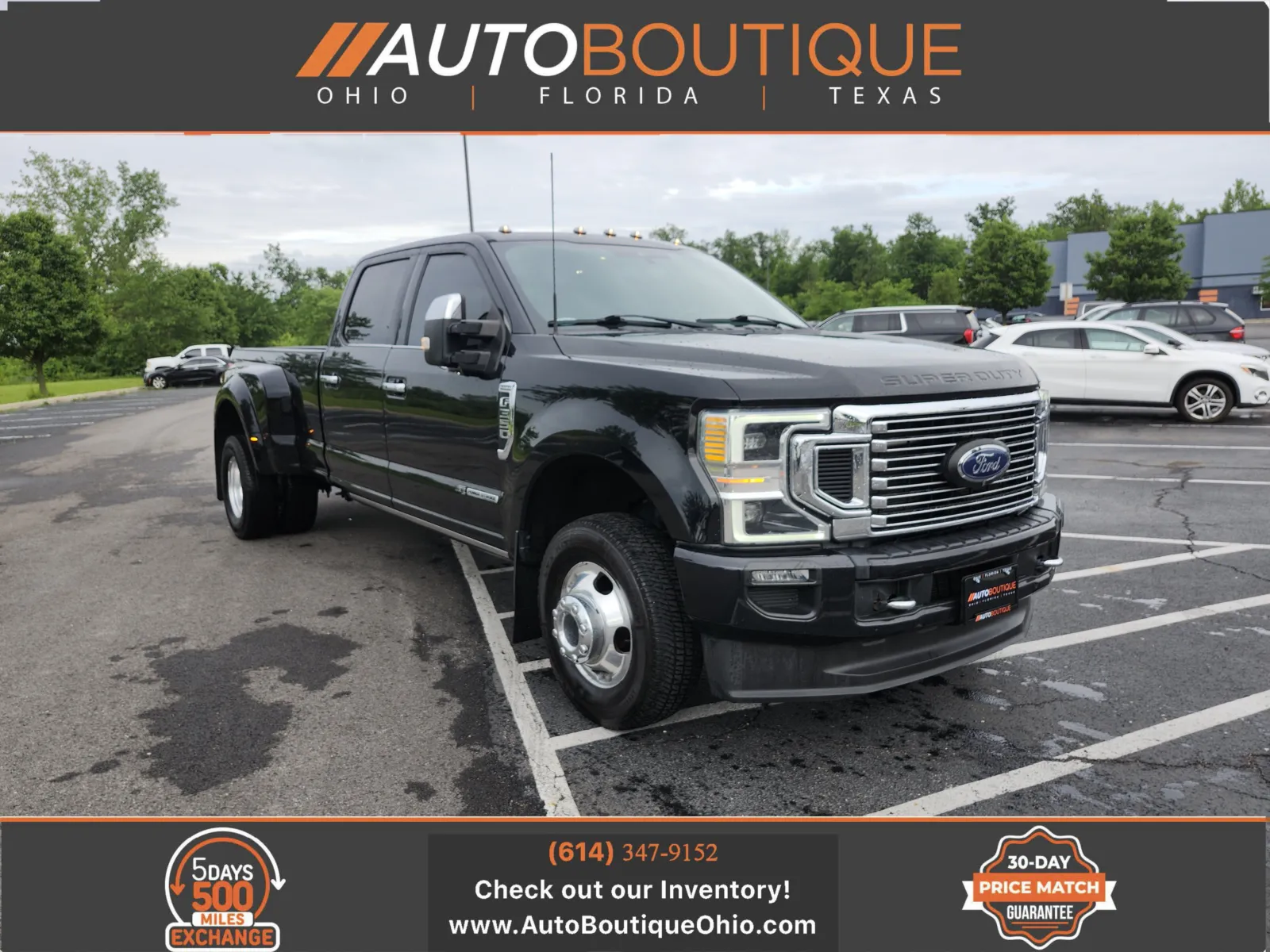 Black 2022 Ford Super Duty F-350 DRW Platinum for sale in Columbus, OH