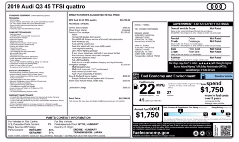 Photos of 2019 Audi Q3 Premium Plus for sale in Columbus, OH at Auto Boutique Ohio
