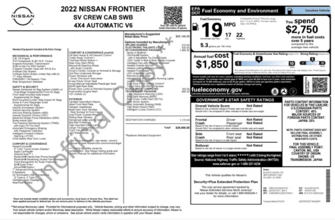 More photos of 2022 Nissan Frontier SV at Auto Boutique Ohio, OH