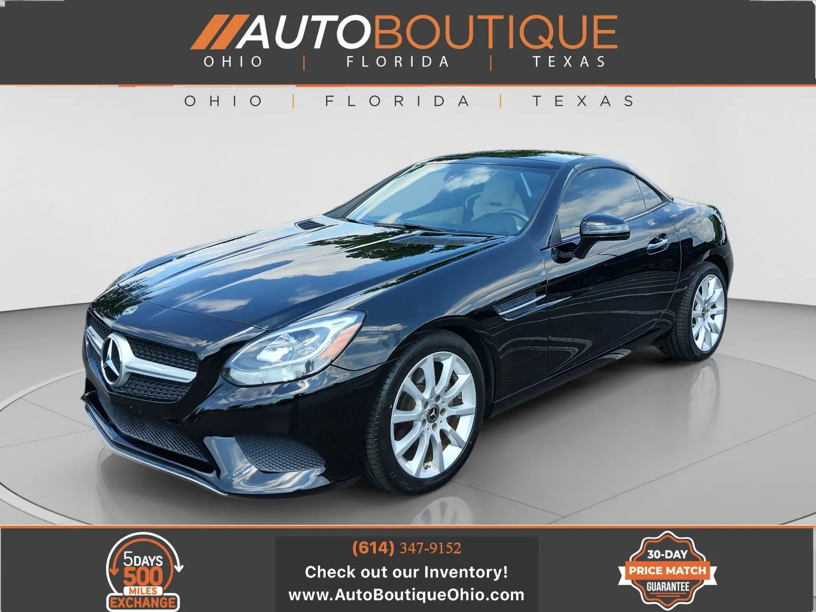 White 2018 Mercedes-Benz SLC 300 for sale in Columbus, OH