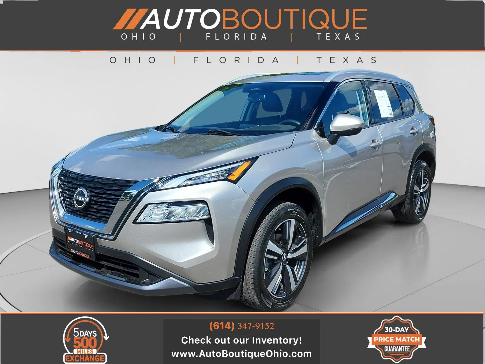 Silver 2023 Nissan Rogue SL for sale in Columbus, OH