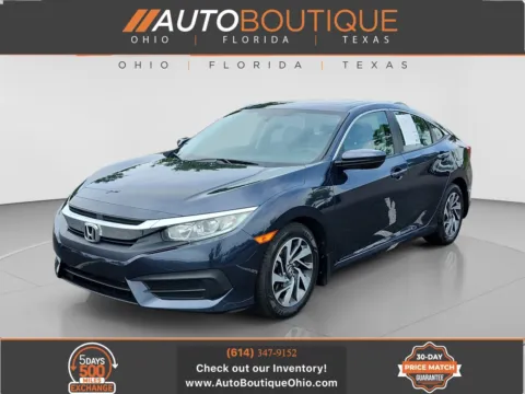 Gray 2017 Honda Civic Sedan EX for sale in Columbus, OH