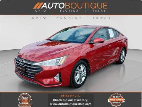 Red 2020 Hyundai Elantra SEL for sale in Columbus, OH