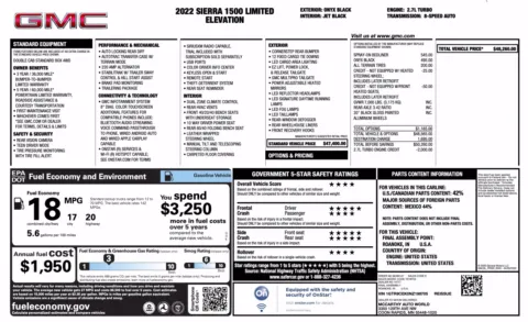 Photos of 2022 GMC Sierra 1500 Limited Elevation for sale in Columbus, OH at Auto Boutique Ohio