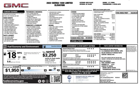 Photos of 2022 GMC Sierra 1500 Limited Elevation for sale in Columbus, OH at Auto Boutique Ohio
