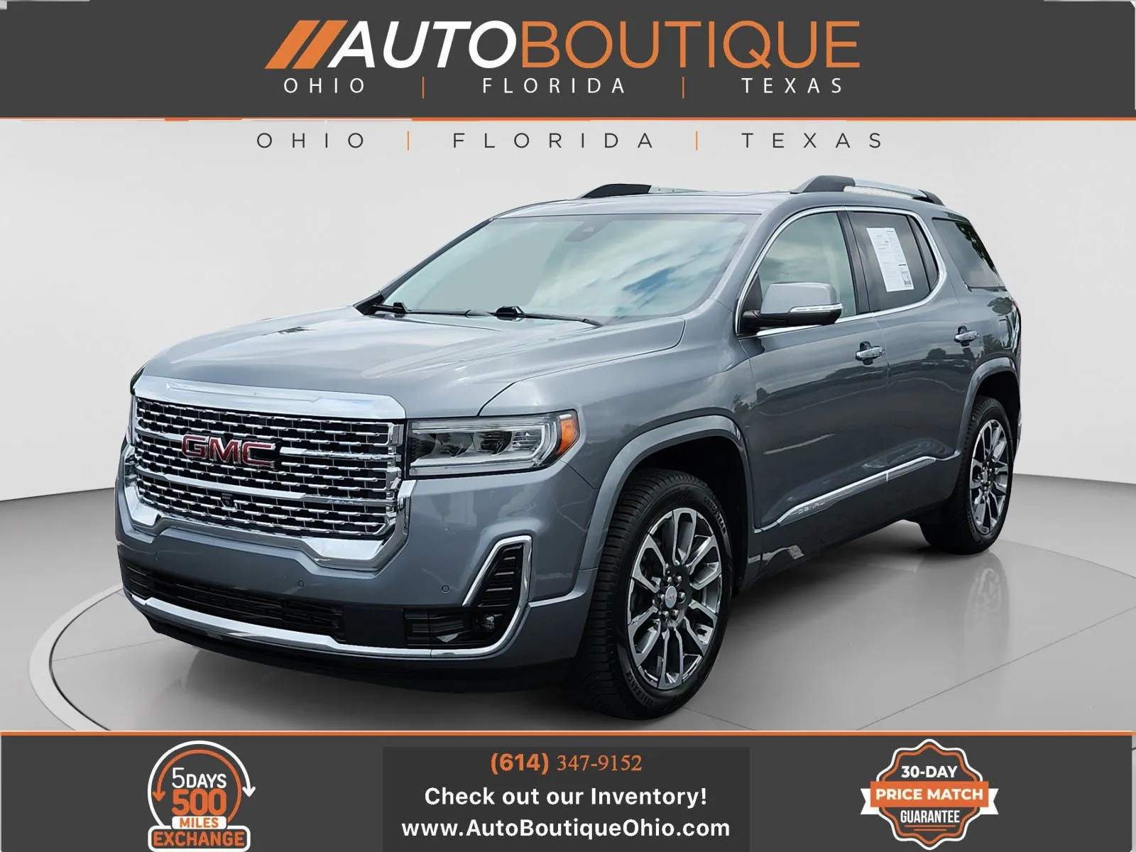 Gray 2020 GMC Acadia Denali for sale in Columbus, OH