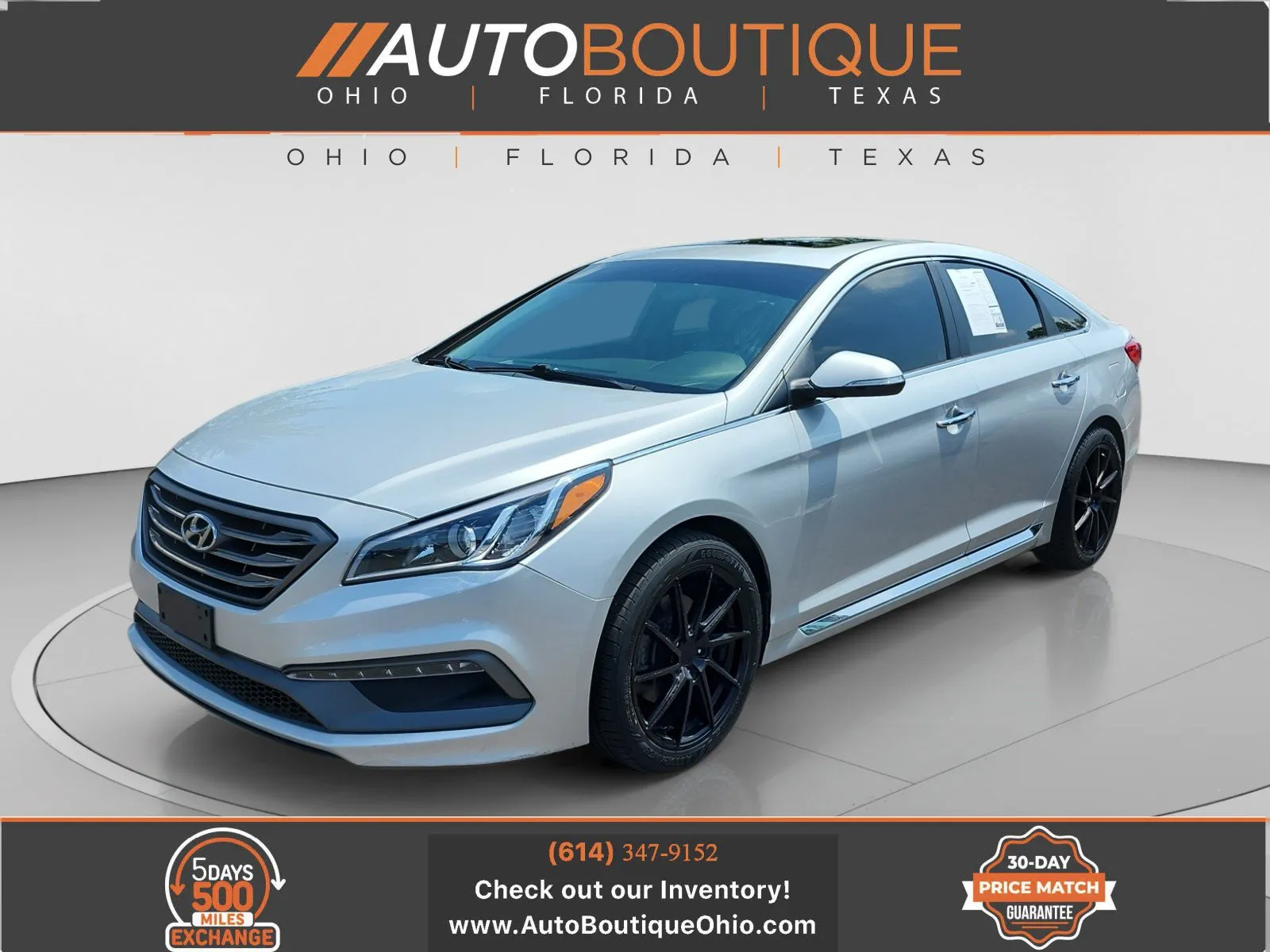 Silver 2017 Hyundai Sonata Sport for sale in Columbus, OH