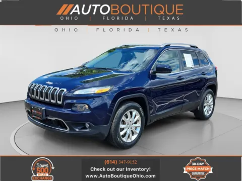 Blue 2016 Jeep Cherokee Limited for sale in Columbus, OH
