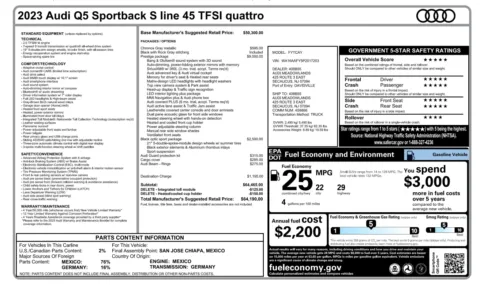 Photos of 2023 Audi Q5 Sportback S line Prestige for sale in Columbus, OH at Auto Boutique Ohio