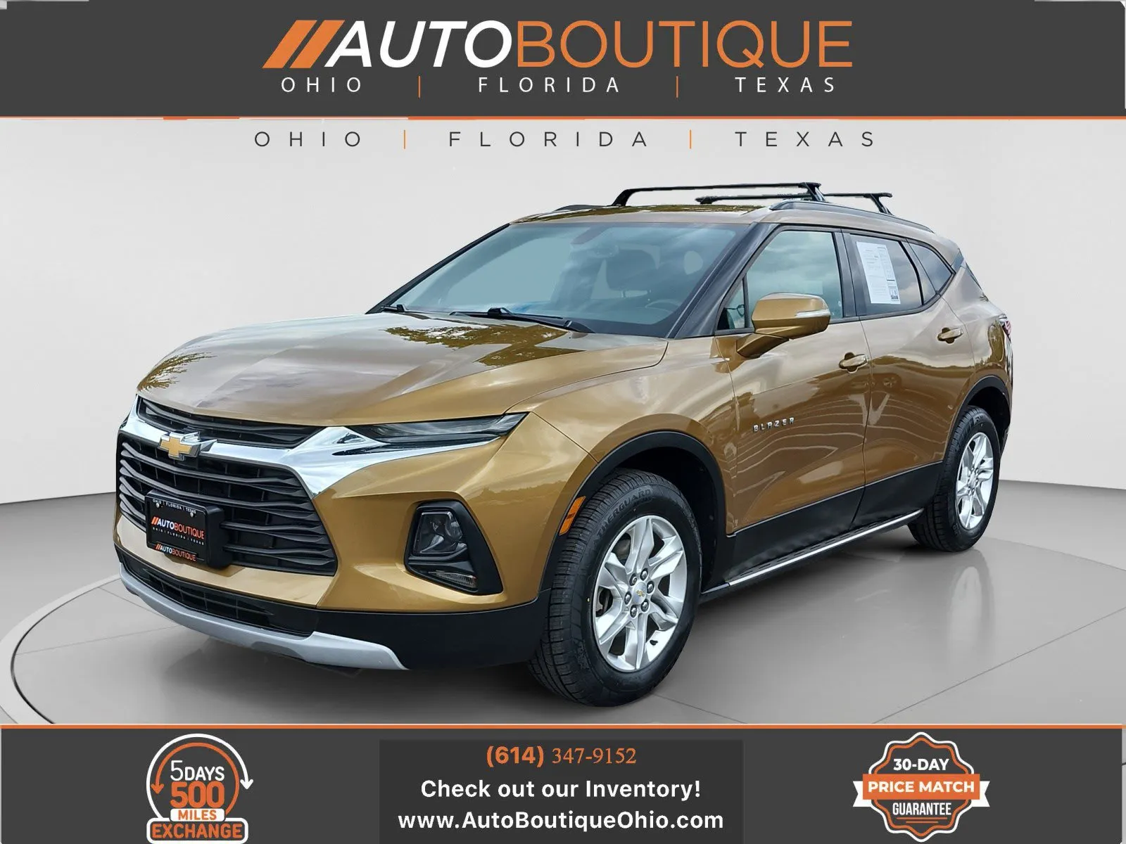 Brown 2019 Chevrolet Blazer LT for sale in Columbus, OH