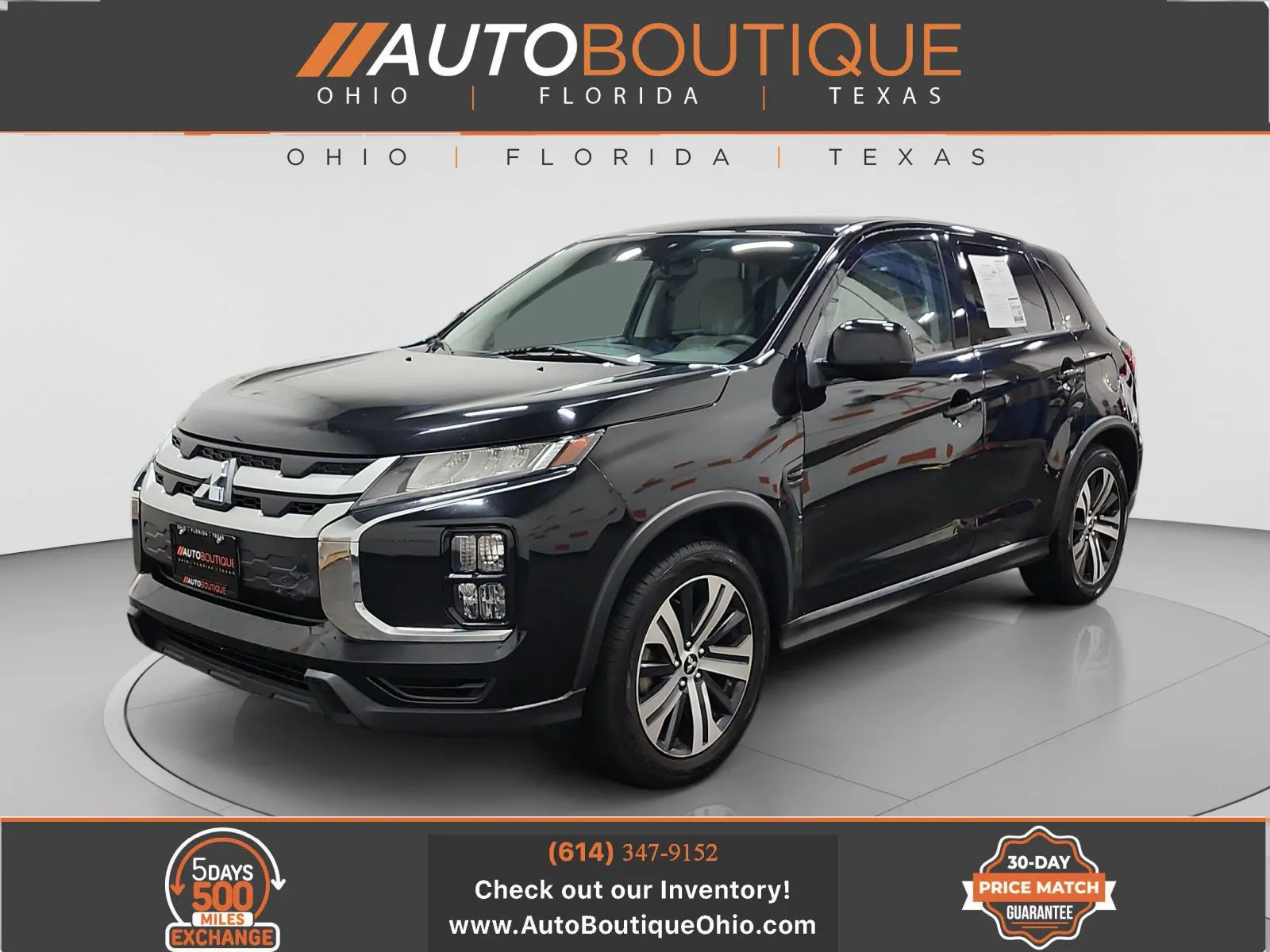 Black 2021 Mitsubishi Outlander Sport ES for sale in Columbus, OH