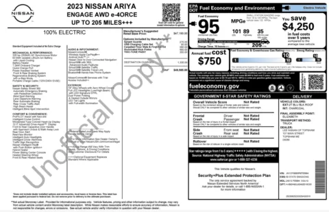 Photos of 2023 Nissan ARIYA ENGAGE for sale in Columbus, OH at Auto Boutique Ohio