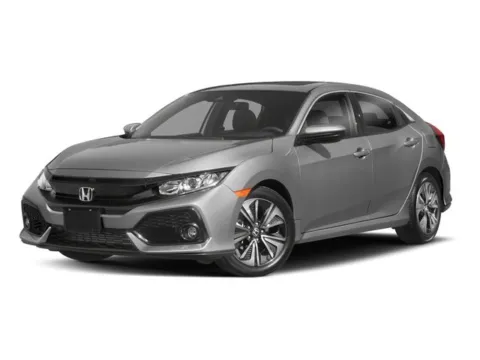 Blue 2018 Honda Civic Hatchback EX for sale in Columbus, OH