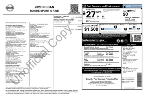 Photos of 2020 Nissan Rogue Sport S for sale in Columbus, OH at Auto Boutique Ohio