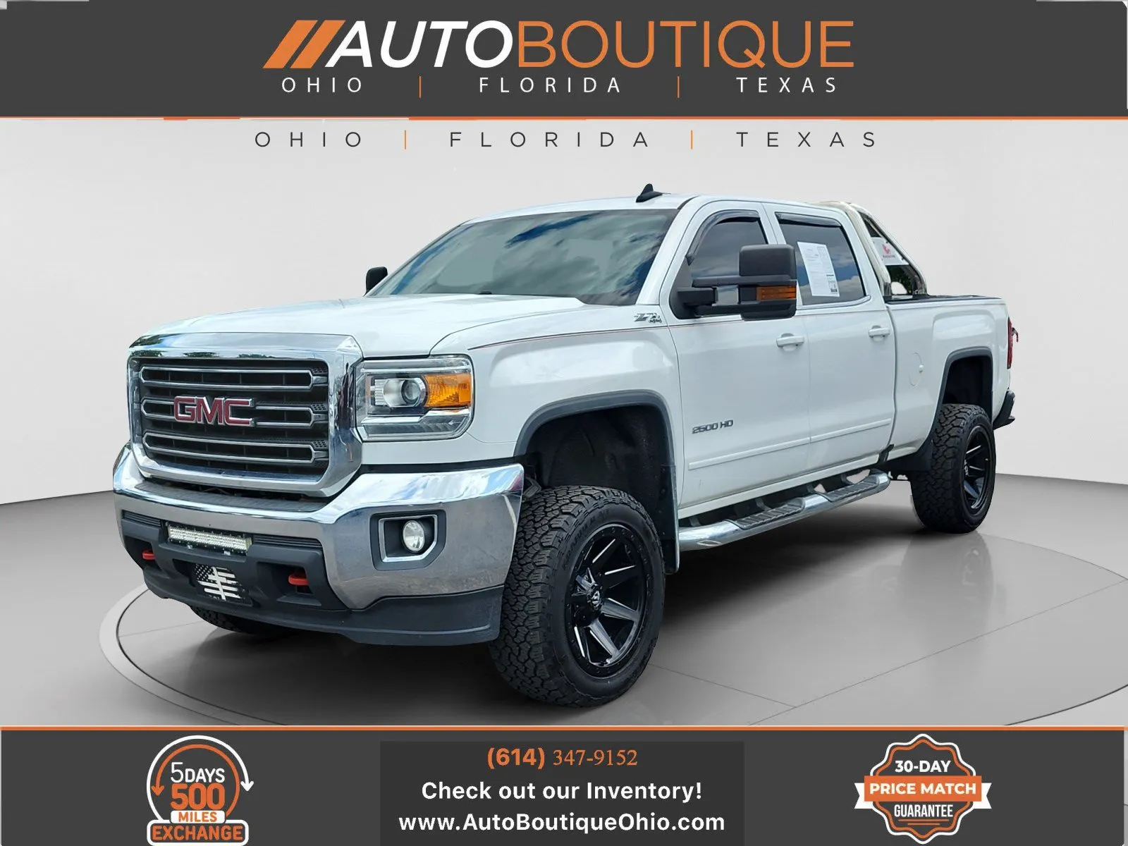 White 2017 GMC Sierra 2500 HD SLE for sale in Columbus, OH
