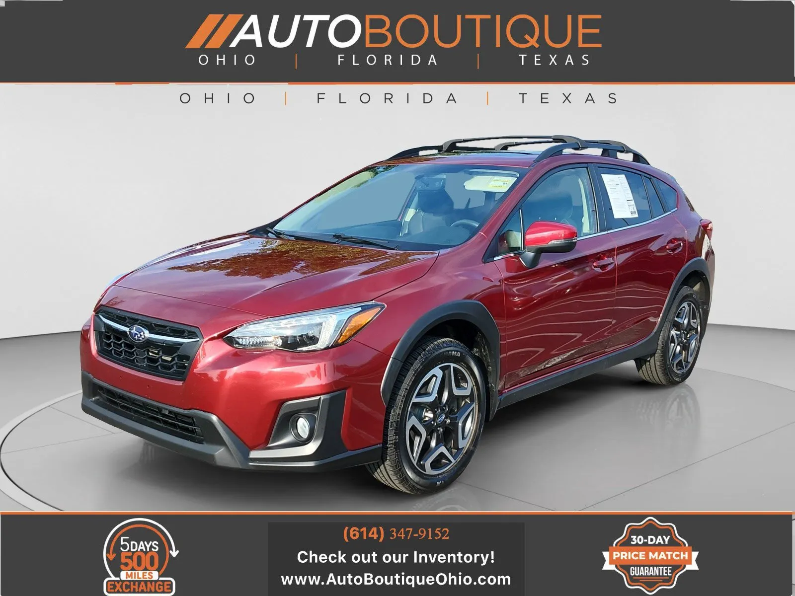 Red 2019 Subaru Crosstrek Limited for sale in Columbus, OH