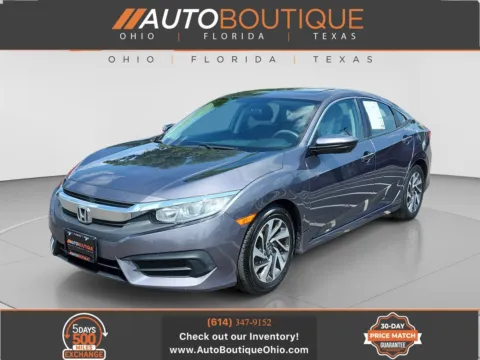 Gray 2017 Honda Civic Sedan EX for sale in Columbus, OH