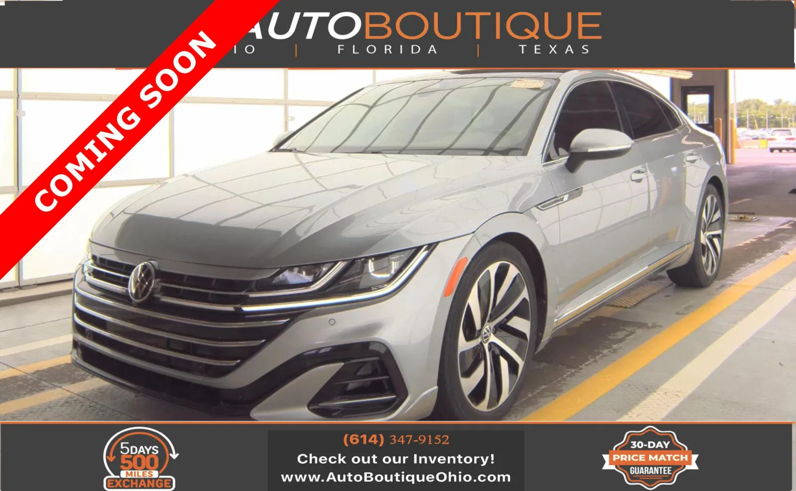 Silver 2021 Volkswagen Arteon SEL R-Line for sale in Columbus, OH