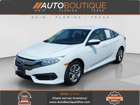 White 2017 Honda Civic Sedan LX for sale in Columbus, OH