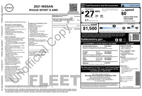 Photos of 2021 Nissan Rogue Sport S for sale in Columbus, OH at Auto Boutique Ohio