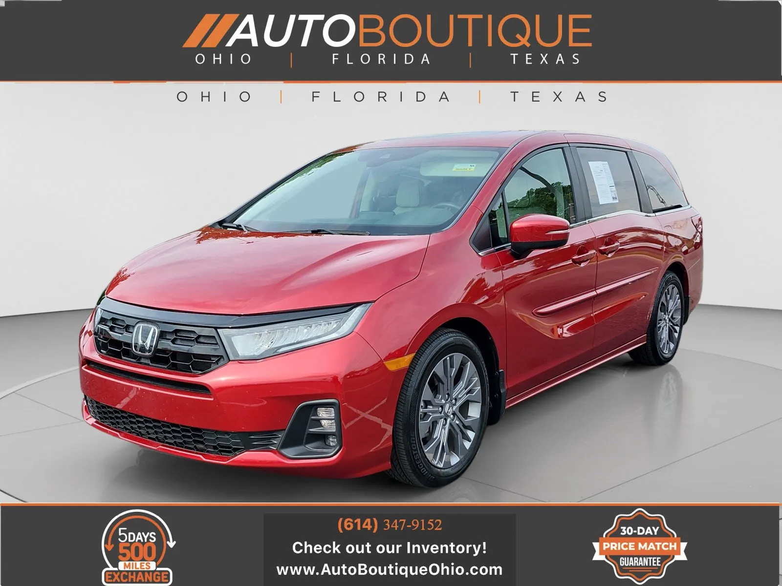 Red 2025 Honda Odyssey Touring for sale in Columbus, OH
