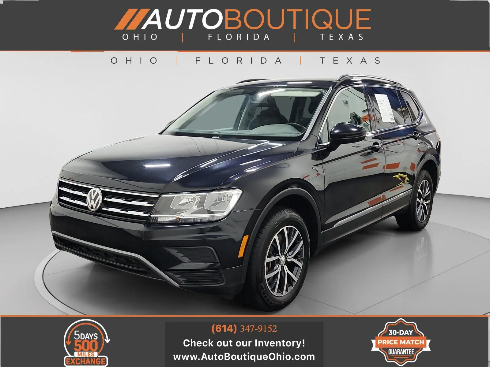Black 2020 Volkswagen Tiguan SE for sale in Columbus, OH