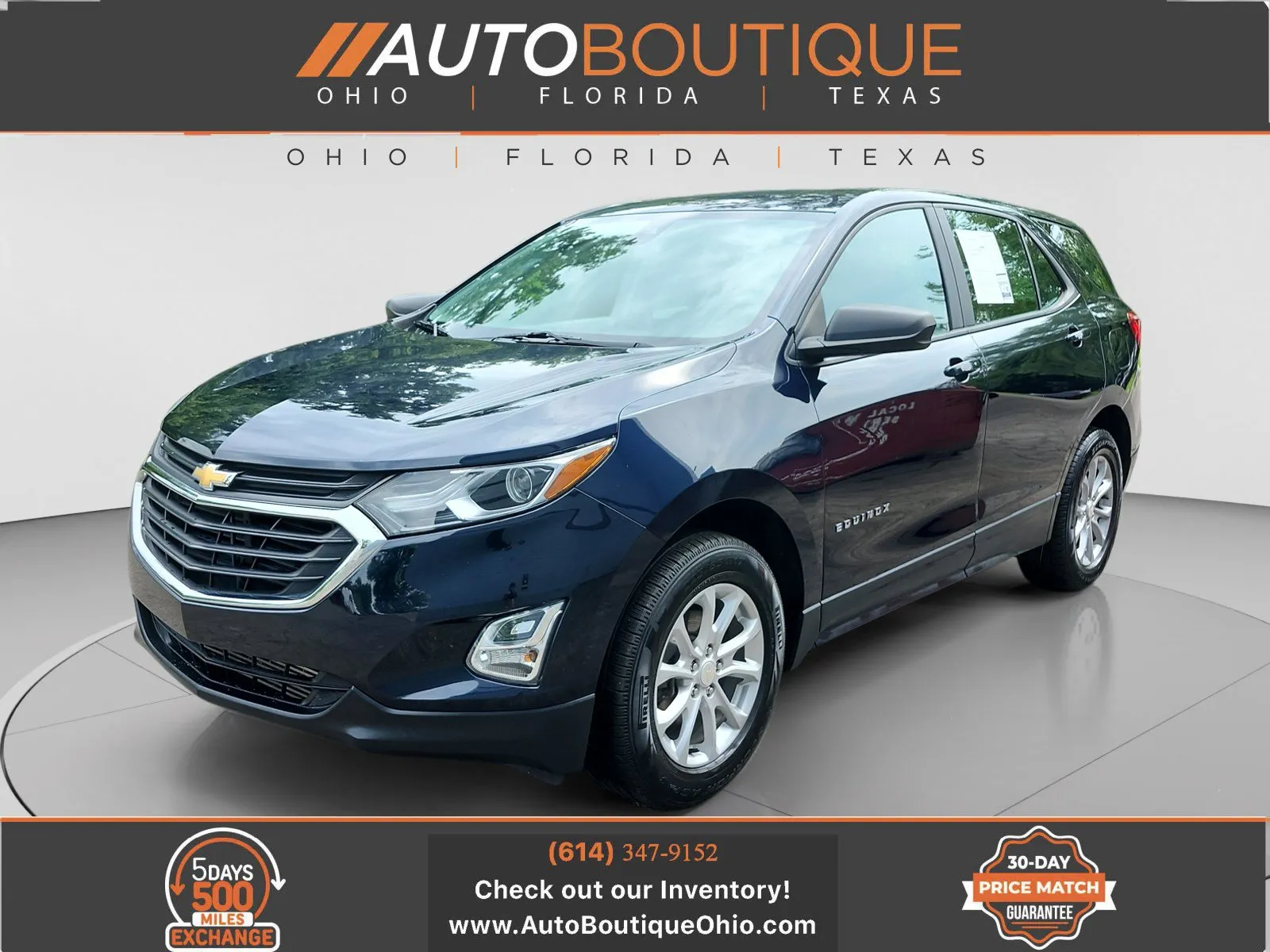 Blue 2021 Chevrolet Equinox LS for sale in Columbus, OH
